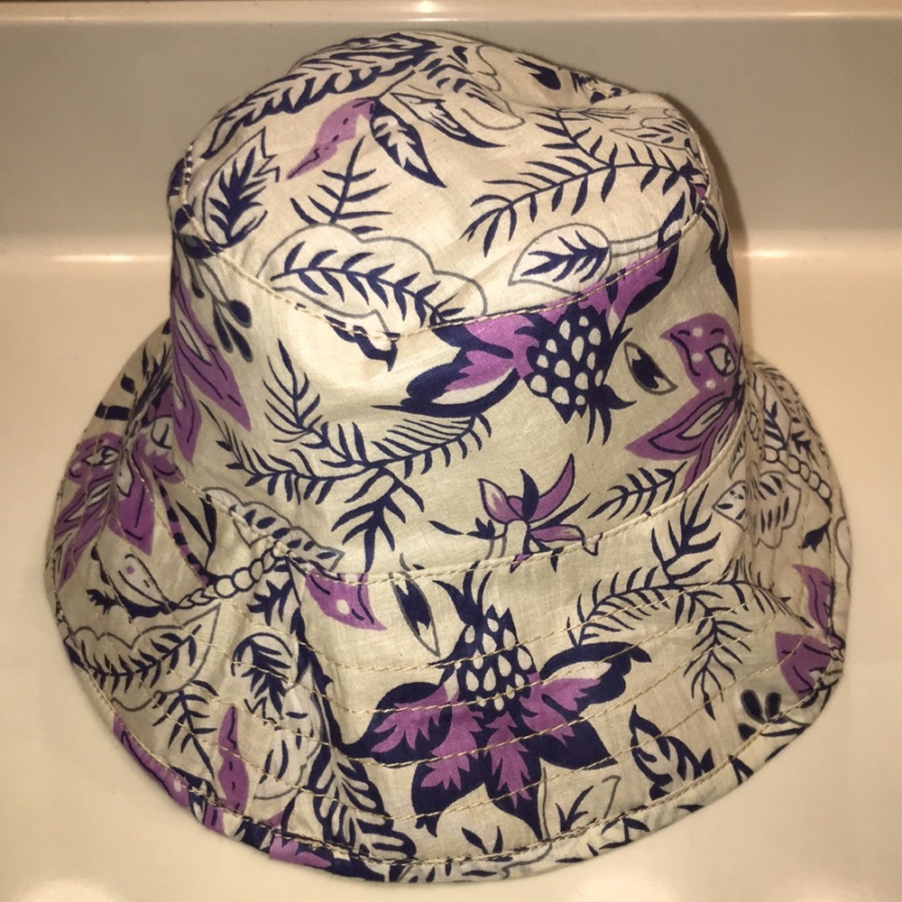 NWT Hat Attack Youth Floral Multi-Colored Bucket Hat